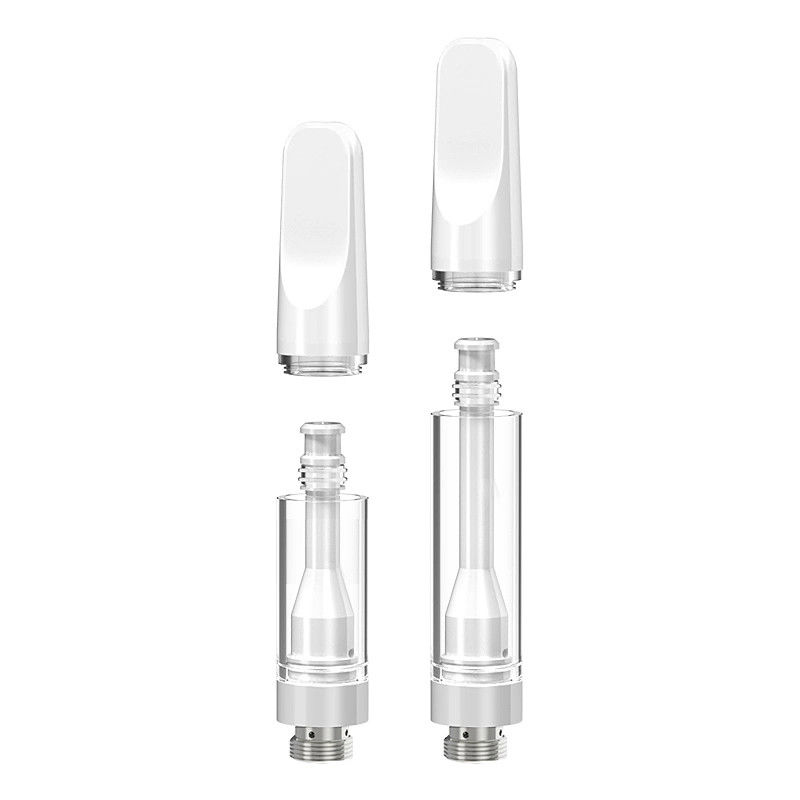 Groothandel 0.5 ml 1 ml lege volle keramische patronen voor dikke olie in bulk