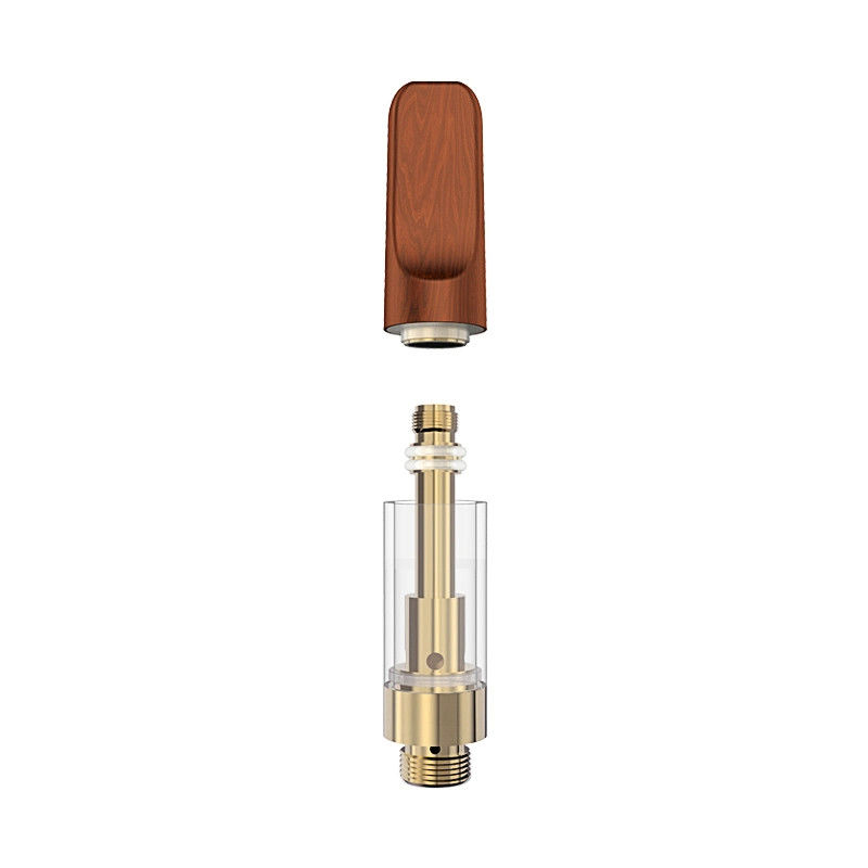 Van de het Gaten2.0mm*4 Beschikbare CBD Patroon van de opnameolie Houten het Uiteindepatroon 1.6ohm