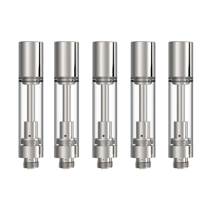 Bulk 0.5 ml 1.0 ml Wegwerp THC Delta 9 hervulbare HHC karretjes met logo