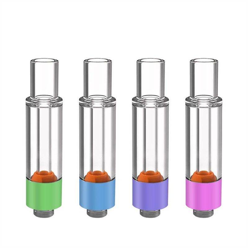 Groothandel 0.5 ml 1 ml 2 ml volle glas vape cartridge met aangepaste merknaam