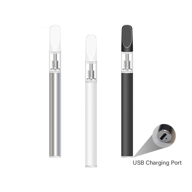 Branded 0.3ml 0.5ml 1.0ml Wegwerp CBD Dab Distillaat Vape Pen Kit Factory Direct met Keramische spoel