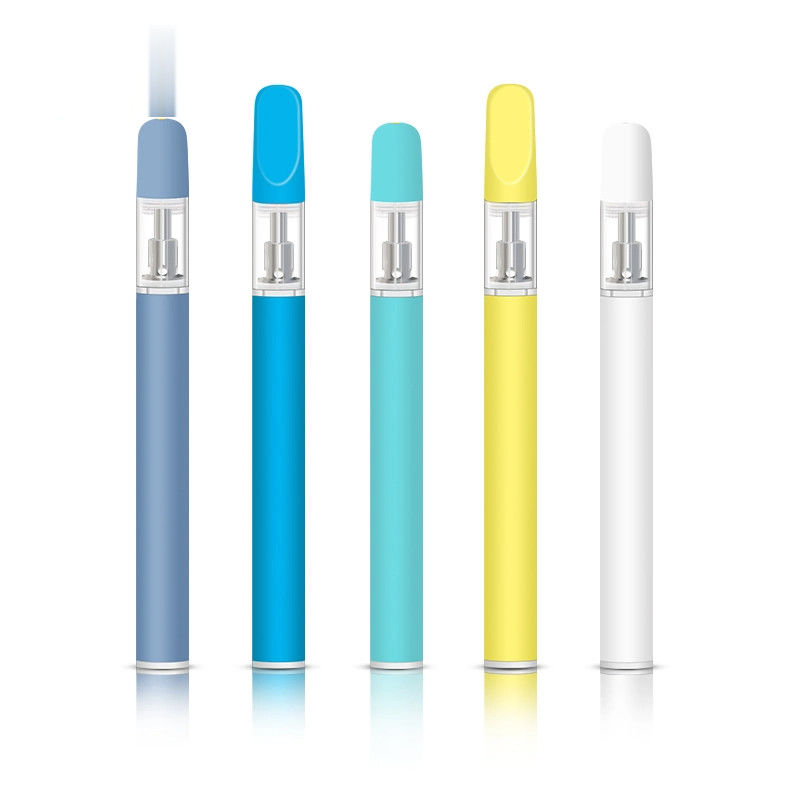 Branded 0.3ml 0.5ml 1.0ml Wegwerp CBD Dab Distillaat Vape Pen Kit Factory Direct met Keramische spoel