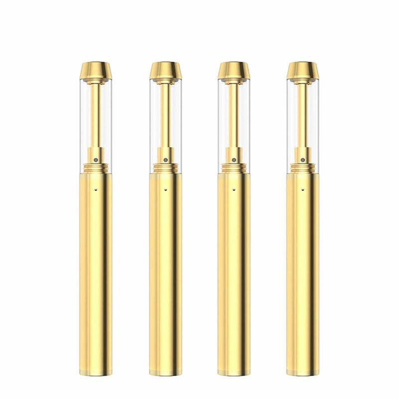 0.5/1.0/2.0mL Gold Tip CBD olie Vape Pen-apparaat met keramische spoel