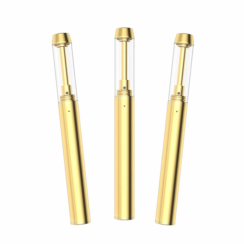 0.5/1.0/2.0mL Gold Tip CBD olie Vape Pen-apparaat met keramische spoel