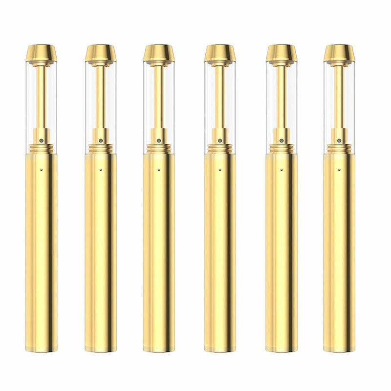 0.5/1.0/2.0mL Gold Tip CBD olie Vape Pen-apparaat met keramische spoel